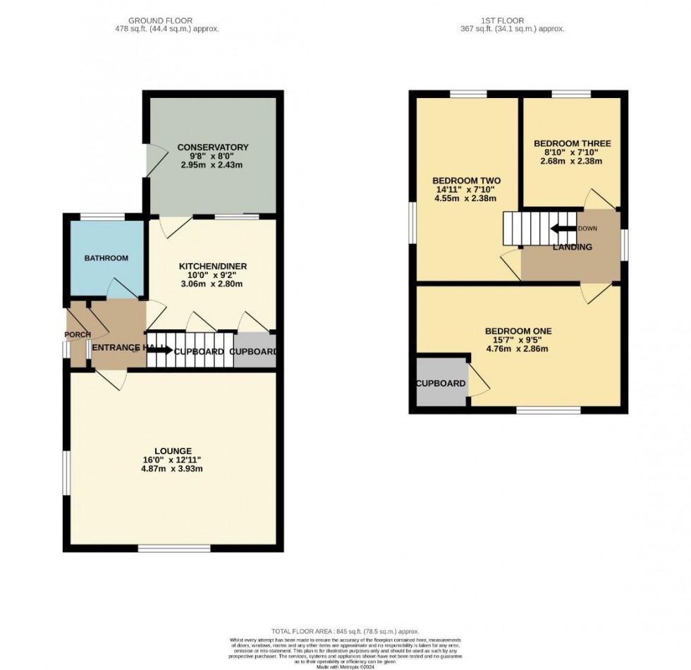 Floorplan for Lime Grove, Wellingborough