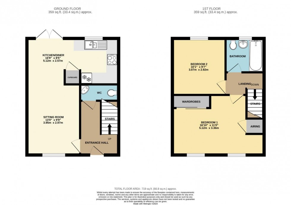 Floorplan for Lime Kiln Close, Boughton, Northampton