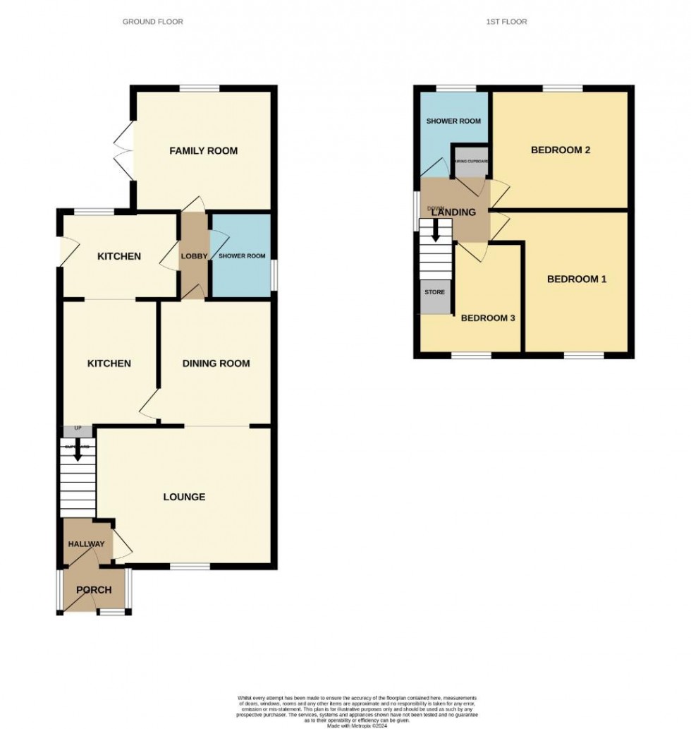 Floorplan for Coton Road, Hillmorton, Rugby