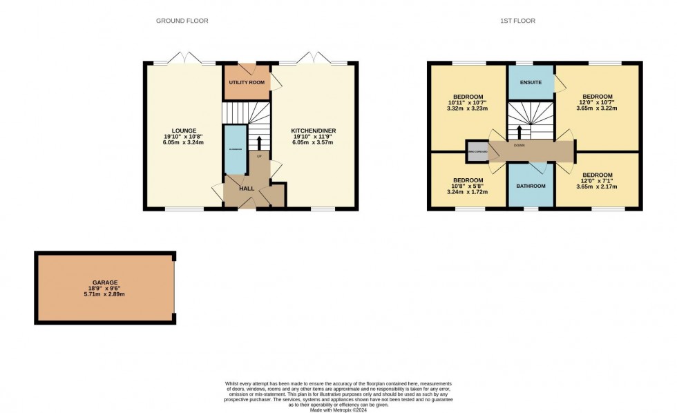 Floorplan for Drayson Way, Towcester