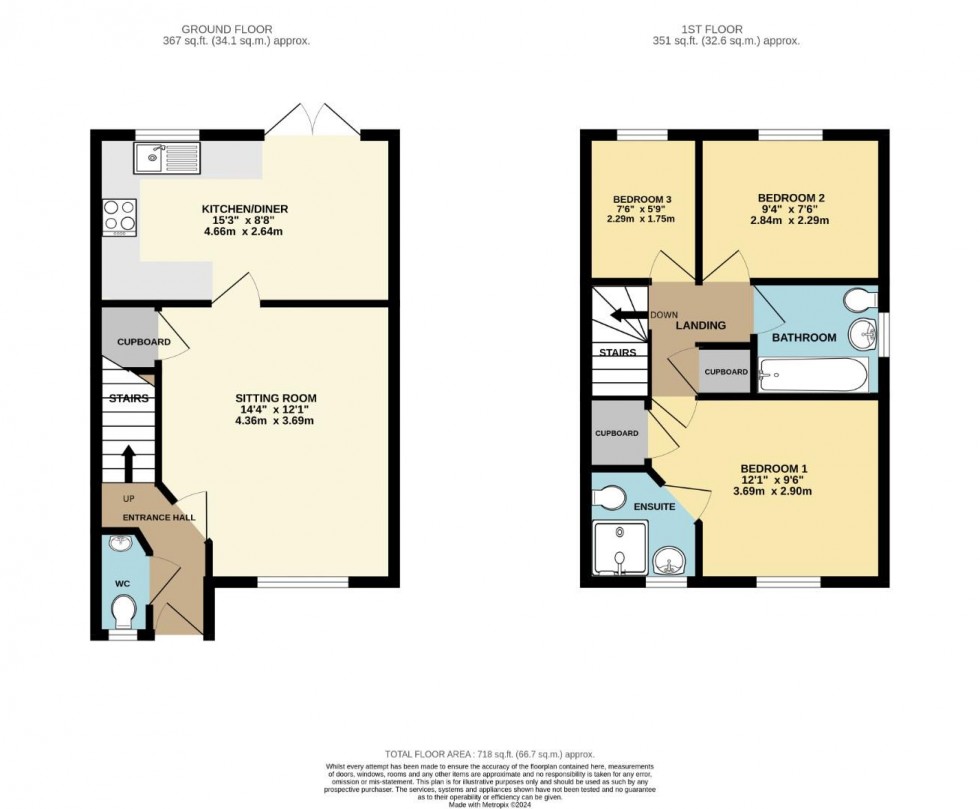 Floorplan for Derbyshire Drive, Northampton