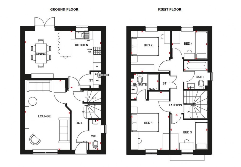 Floorplan for Elborough Place, Ashlawn Road, Rugby