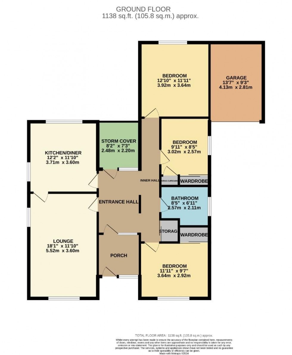 Floorplan for The Leys, Roade, Northampton