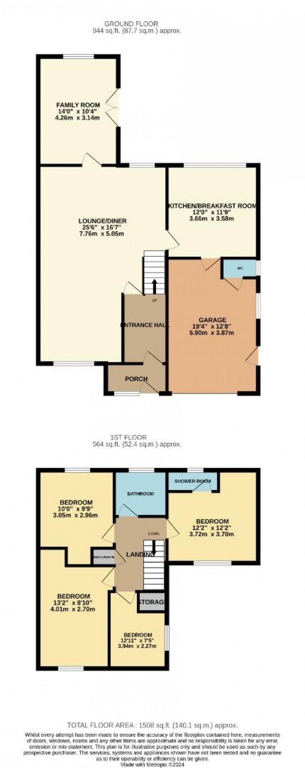 Floorplan for Hyde Road, Roade, NORTHAMPTON