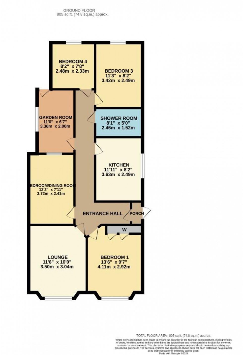 Floorplan for Water Lane, Wootton, Northampton