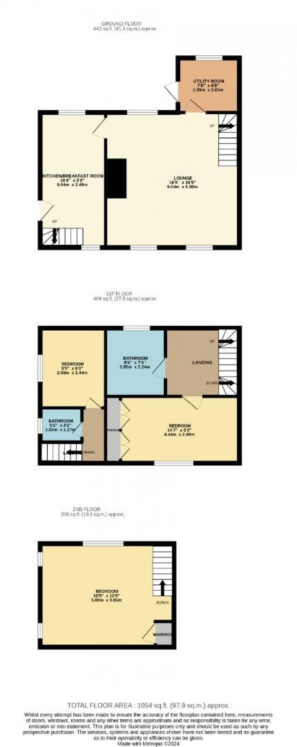 Floorplan for Lower Street, Great Doddington, Wellingborough