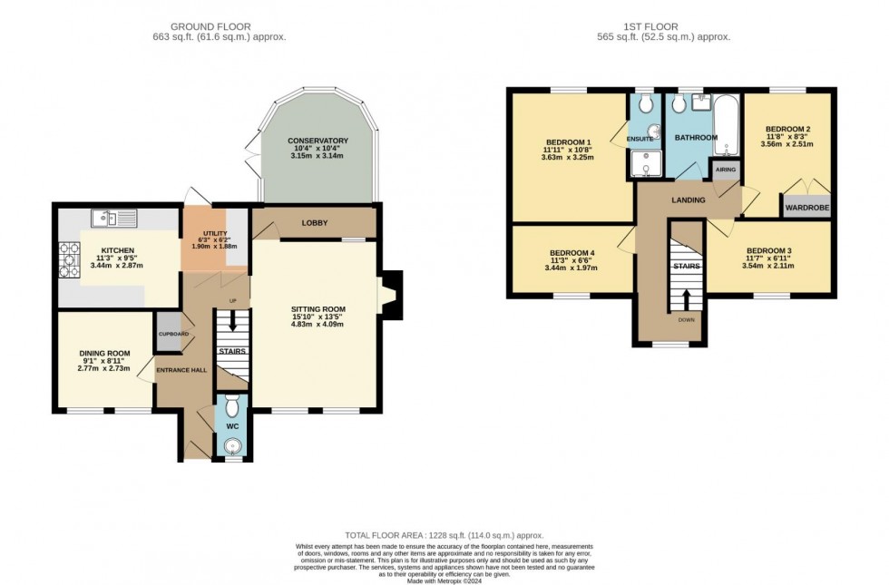 Floorplan for Milton Bridge, Wootton Fields, Northampton