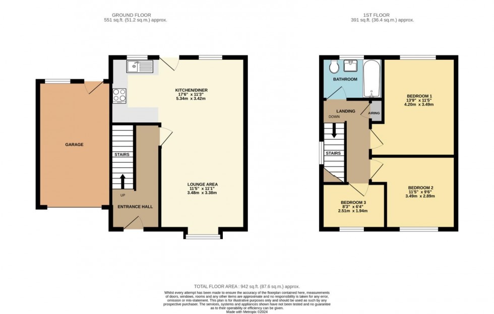 Floorplan for Sentinel Road, Northampton