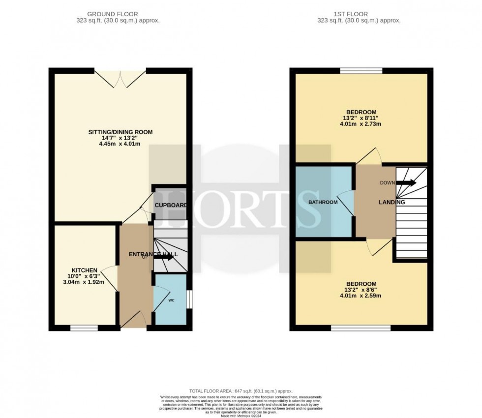 Floorplan for Simplex Way, Roade, Northampton