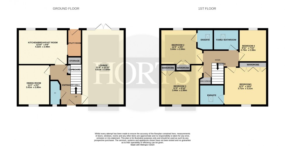 Floorplan for Hawthorn Avenue, Mawsley Village, Kettering