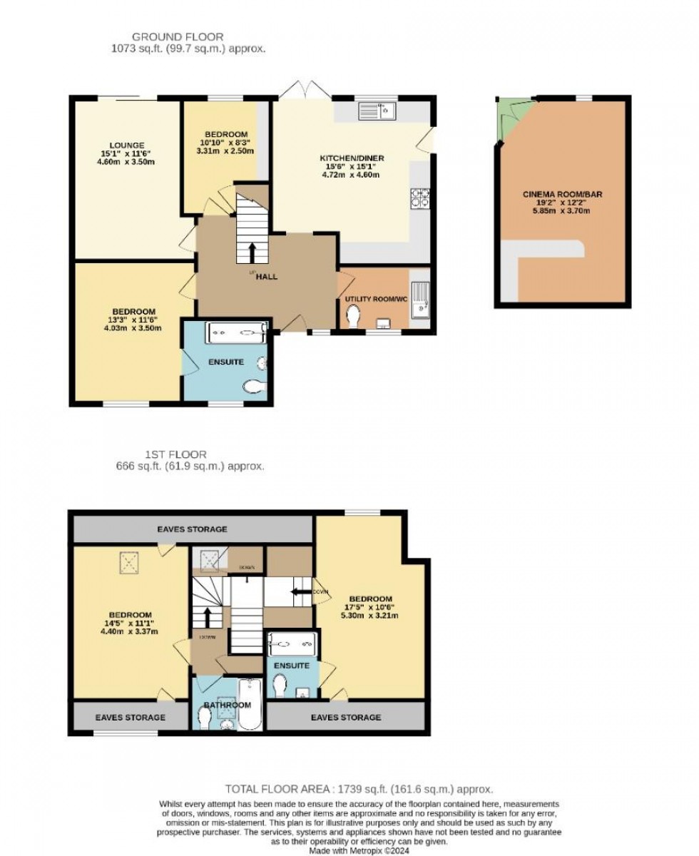 Floorplan for Beswick Gardens, Rugby