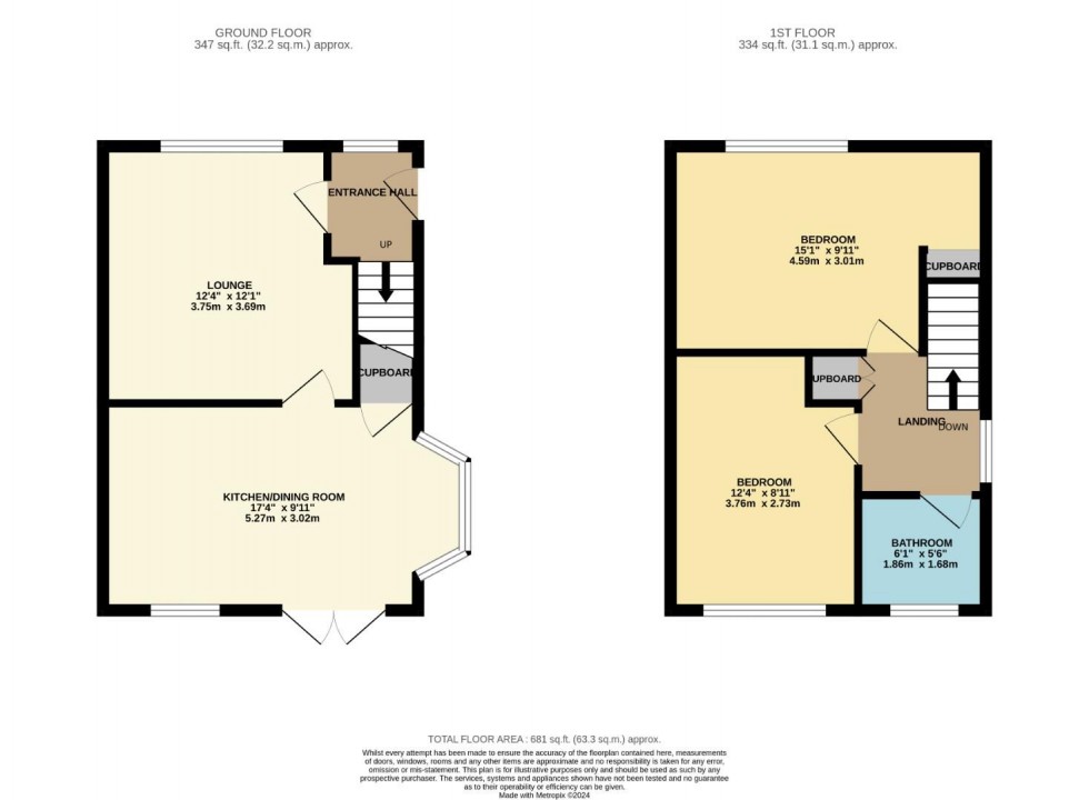 Floorplan for Featherbed Lane, Rugby