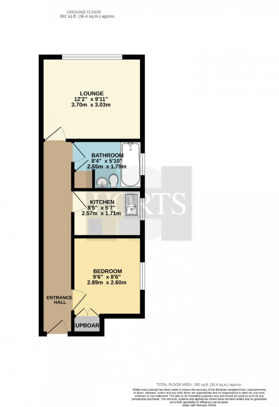 Floorplan for St. Matthews Parade, Kingsley, Northampton