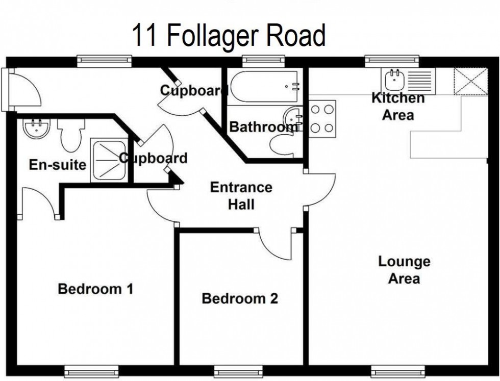 Floorplan for Follager Road, Rugby