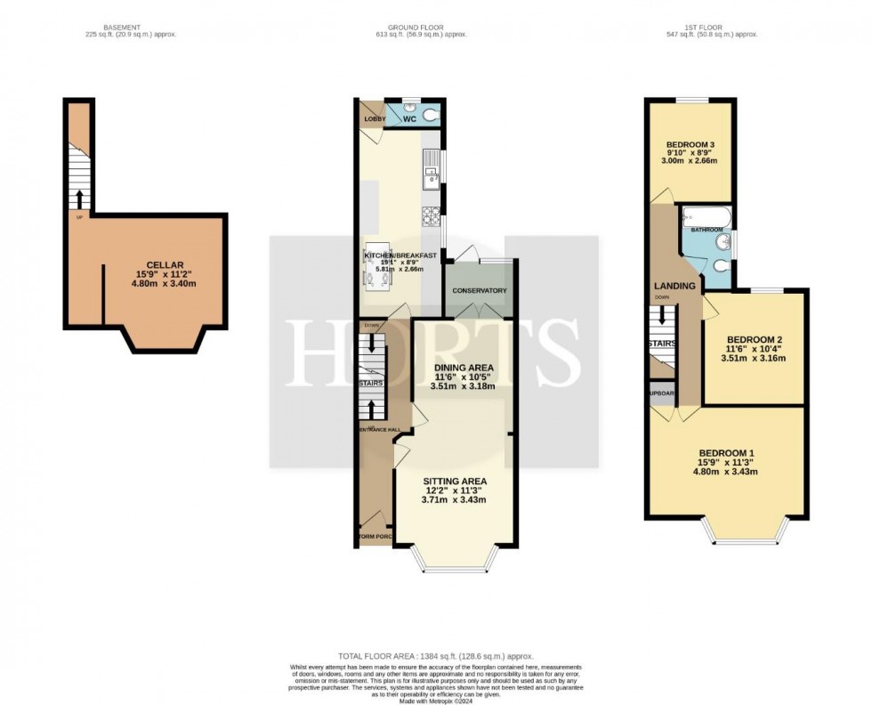 Floorplan for Holly Road, Abington, NORTHAMPTON