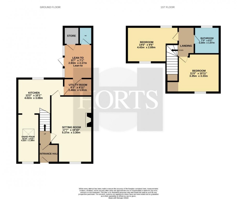 Floorplan for Eastcote Road, Gayton, Northampton