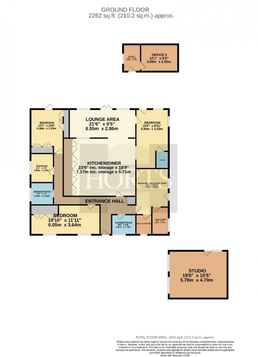 Floorplan for Hunsbury Close, West Hunsbury