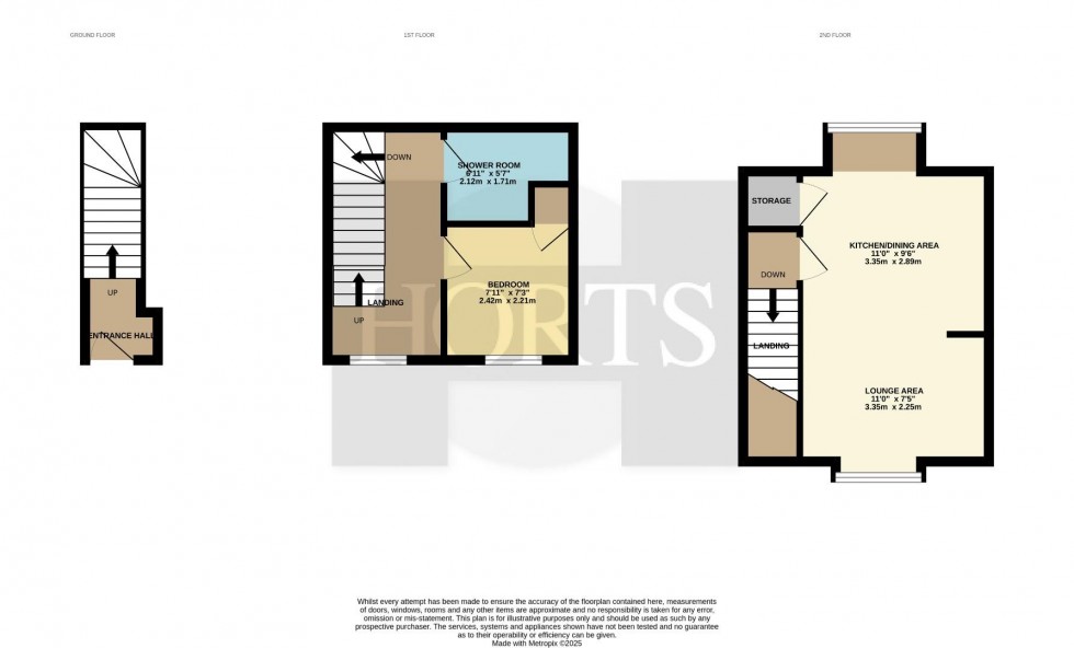 Floorplan for Highfield Close, Brixworth, Northampton