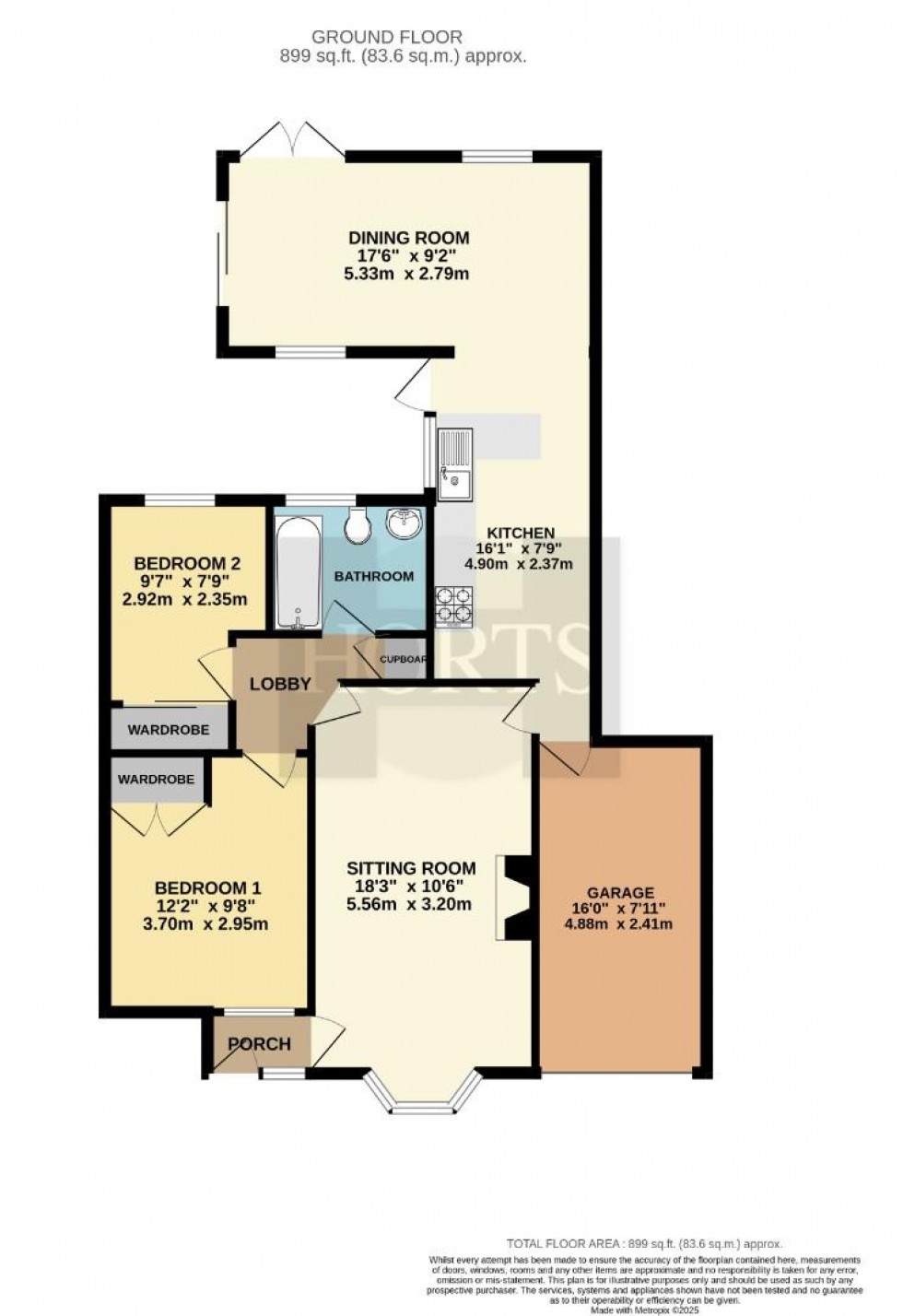 Floorplan for Lavant Walk, Parklands, Northampton