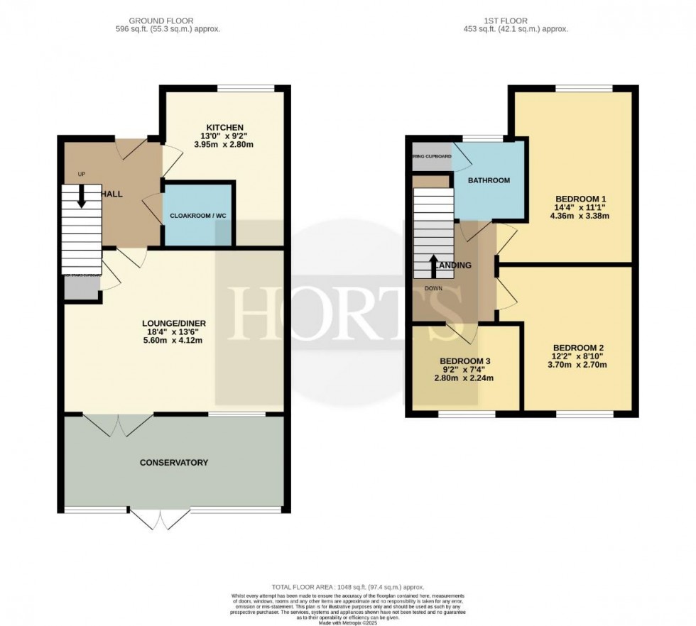 Floorplan for St. Crispin Drive, Northampton