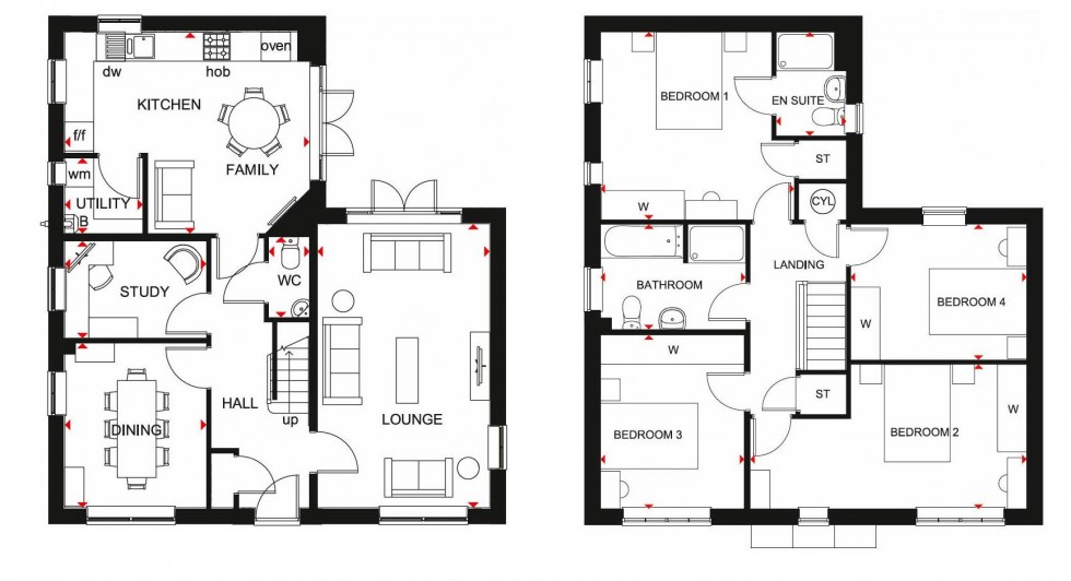 Floorplan for Elborough Place, Ashlawn Road, Rugby