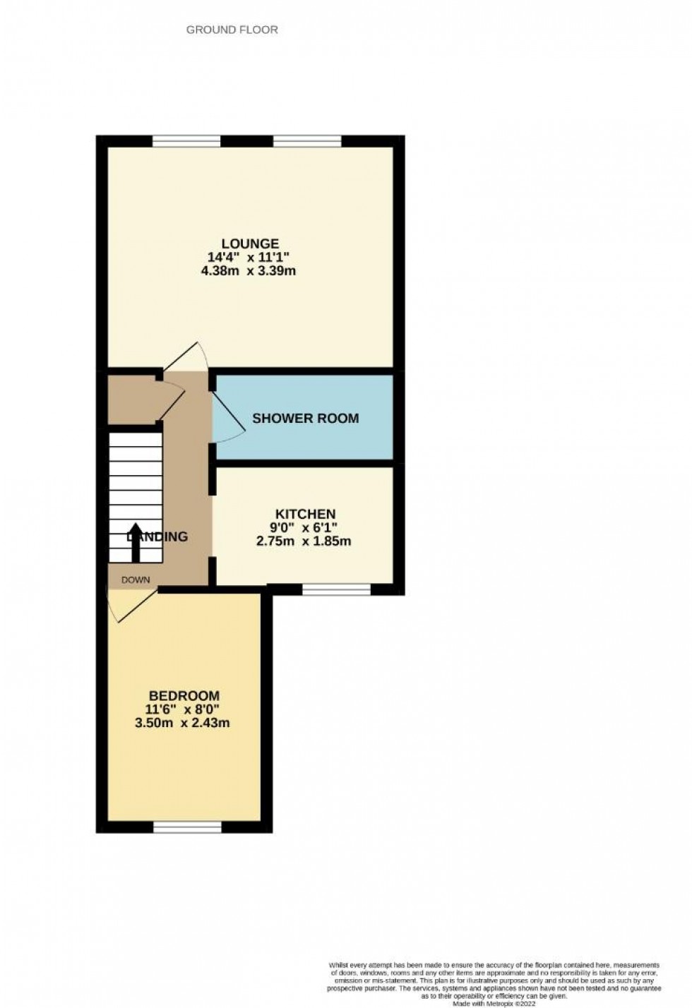 Floorplan for Clinton Road, Northampton