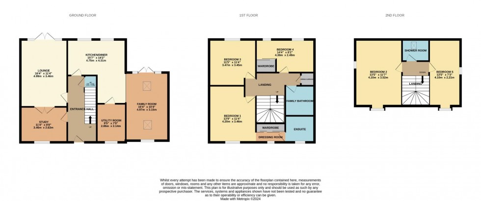 Floorplan for Long Breech, Mawsley Village