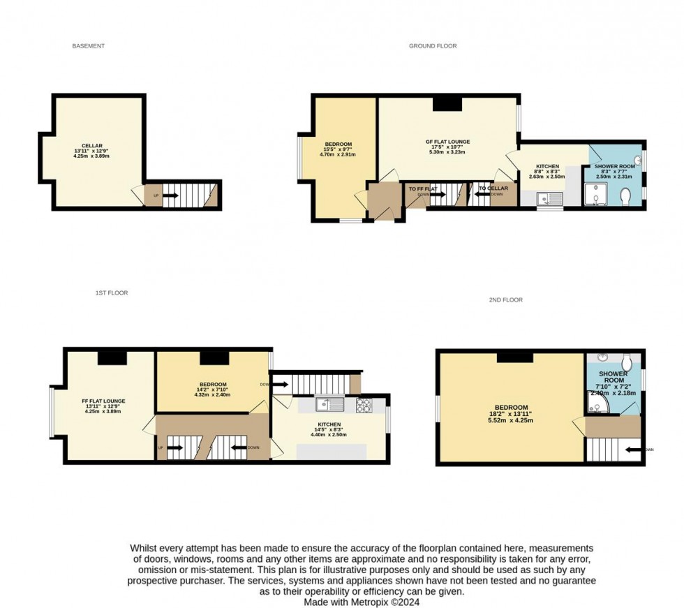 Floorplan for Cambridge Street, Rugby