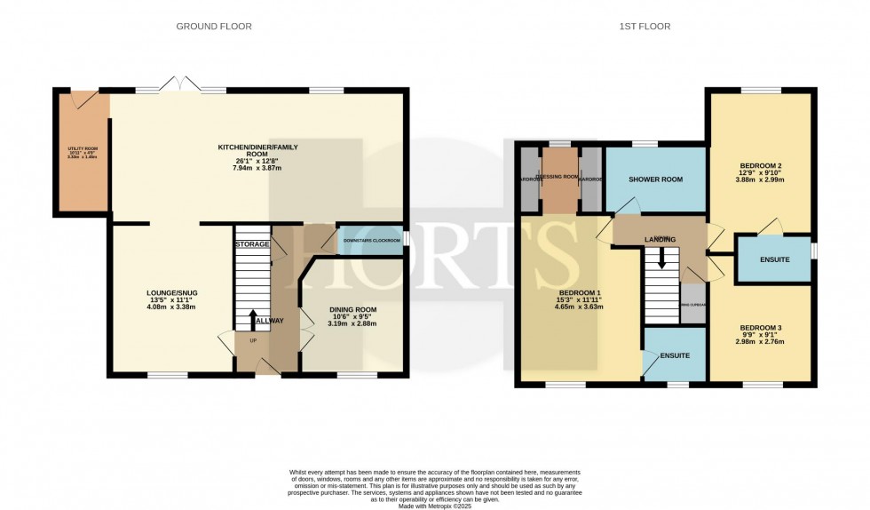 Floorplan for Hedgerow Lane, Mawsley Village