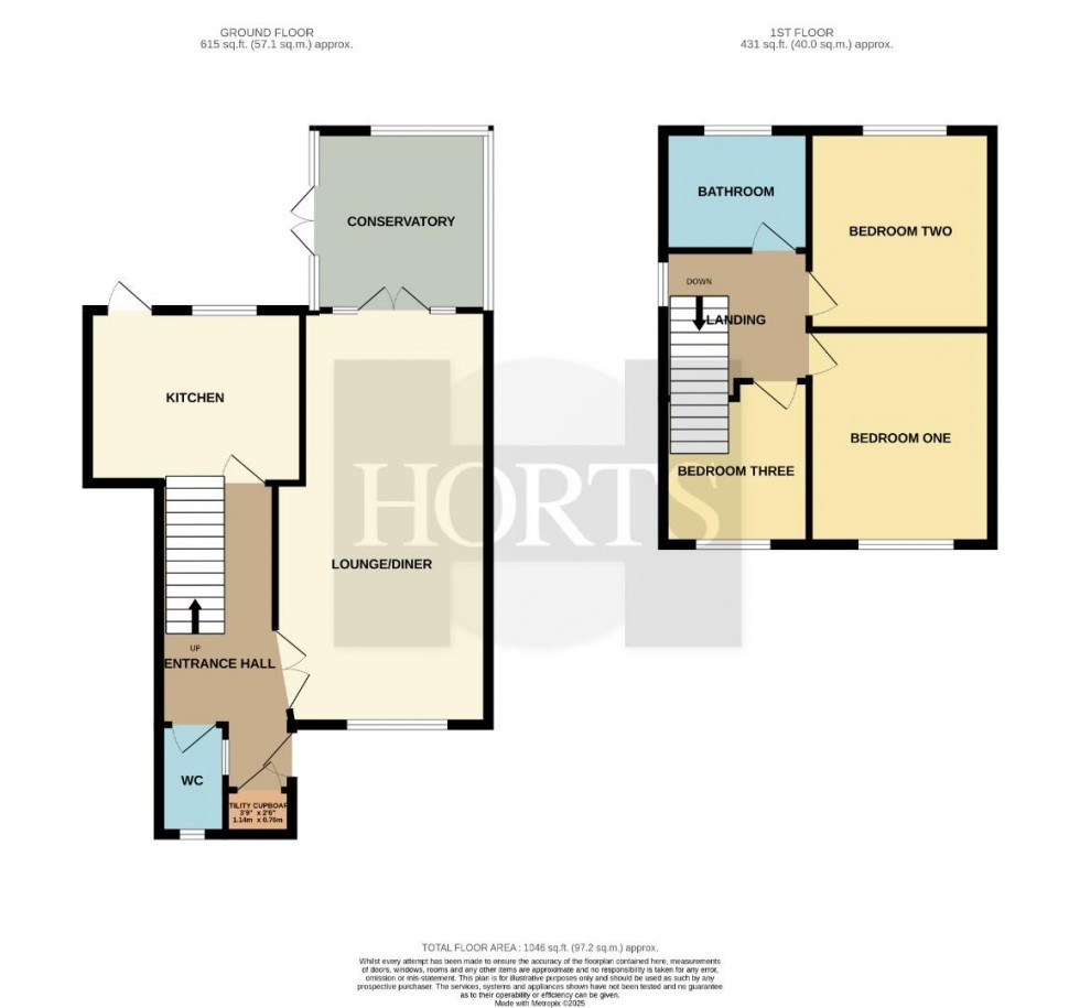 Floorplan for Northampton Road, Roade