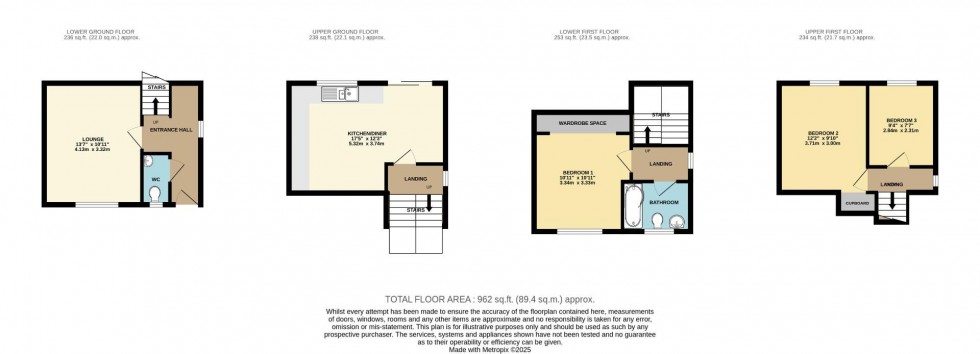 Floorplan for Pilton Close, Rectory Farm, Northampton