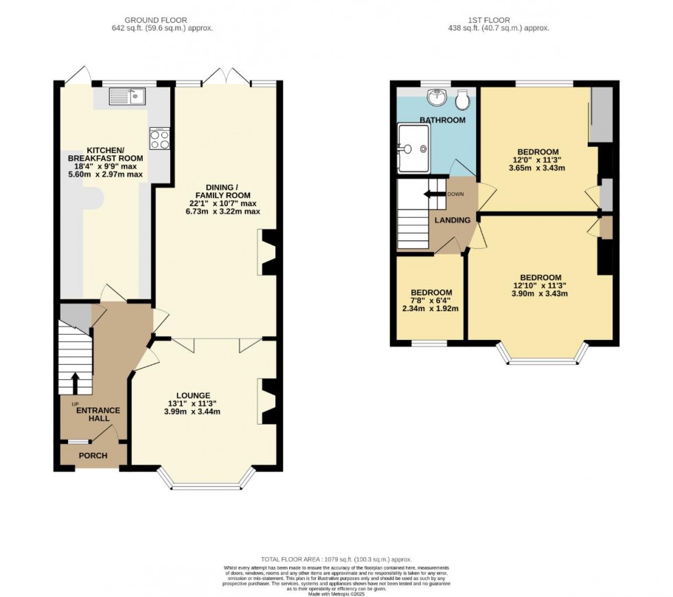 Floorplan for The Drive, Northampton