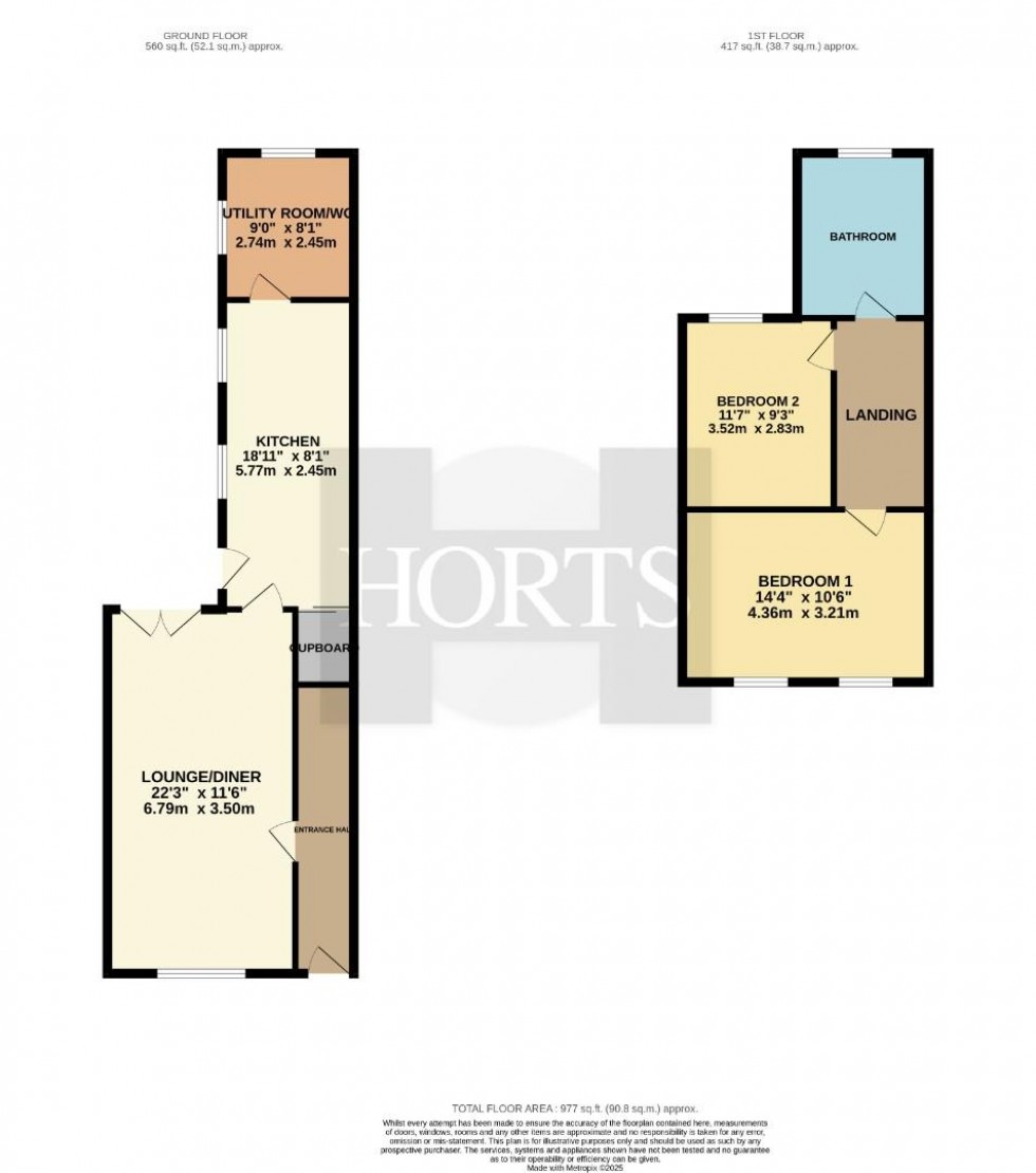 Floorplan for Victoria Street, Earls Barton, Northampton