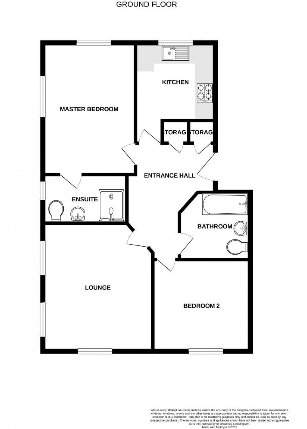 Floorplan for Bradgate House, Billing Road, Northampton