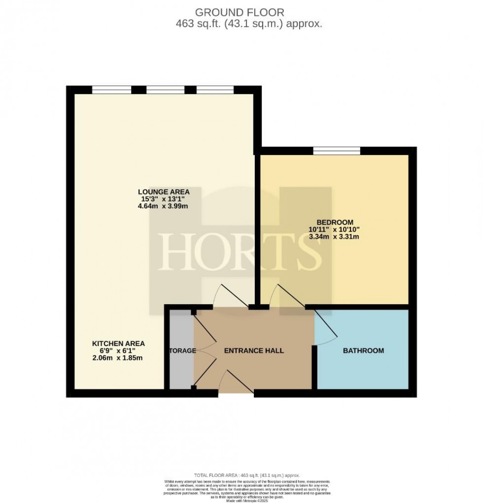 Floorplan for Countess Road, Northampton