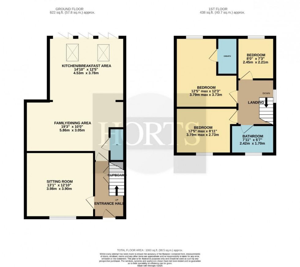 Floorplan for Sandhills, Spratton, Northampton