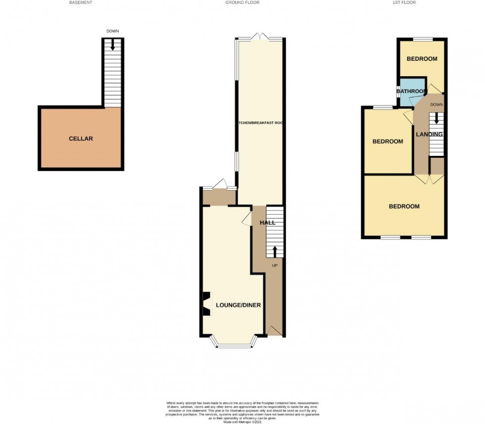 Floorplan for Wycliffe Road, Abington, Northampton