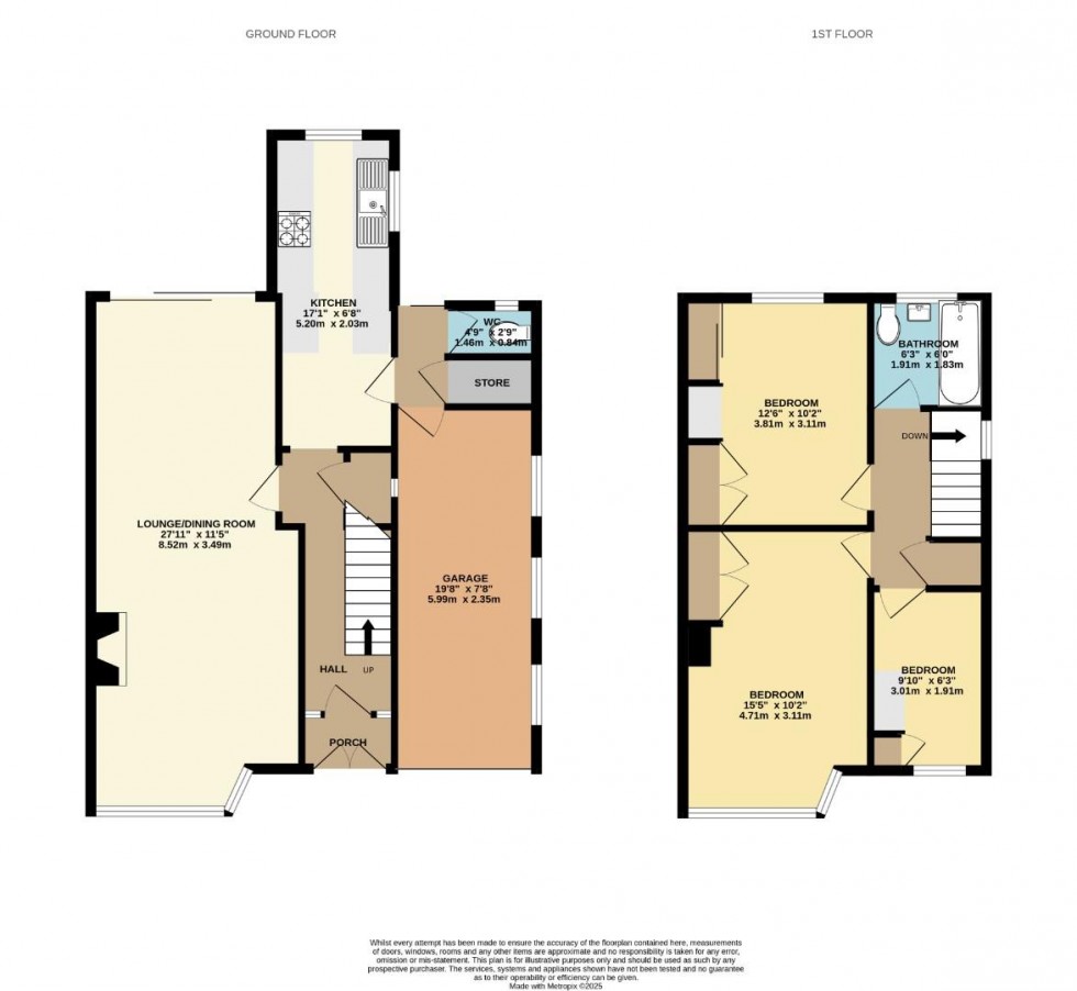 Floorplan for Alwyn Road, Bilton, Rugby