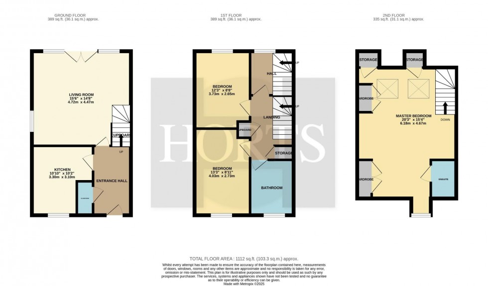 Floorplan for Golding Crescent, Earls Barton, Northampton