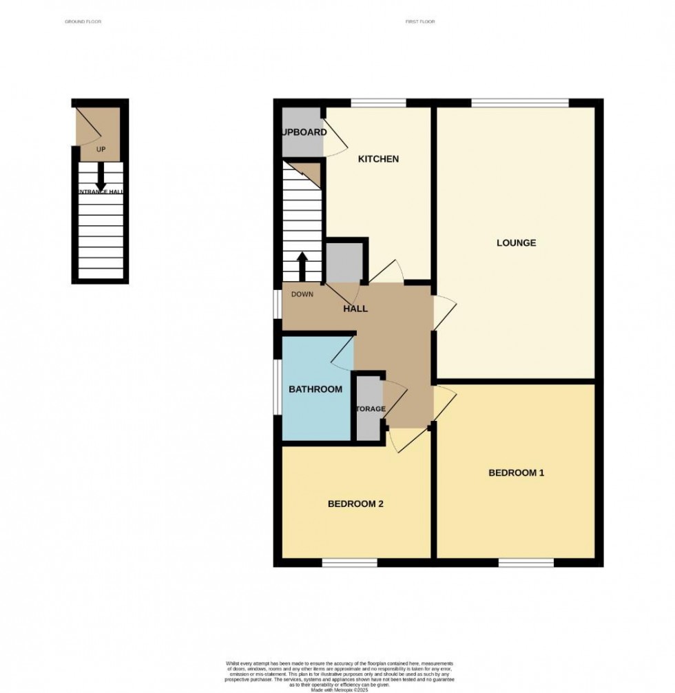 Floorplan for Keppel Close, Bilton, Rugby