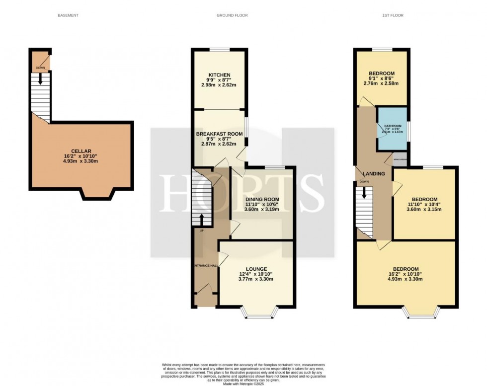 Floorplan for Beaconsfield Terrace, Northampton