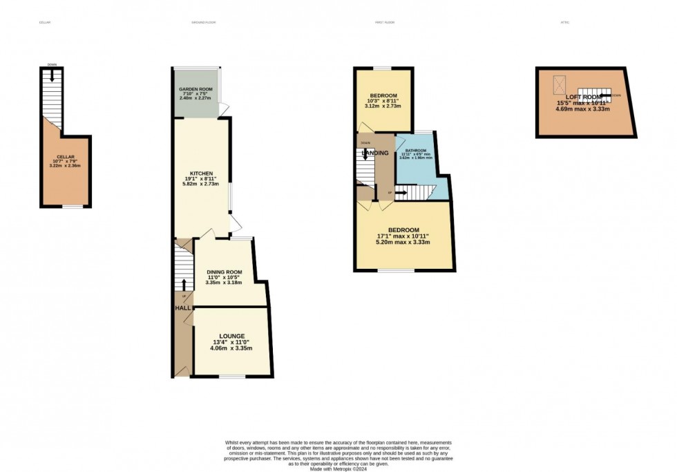 Floorplan for Vicarage Lane, Northampton