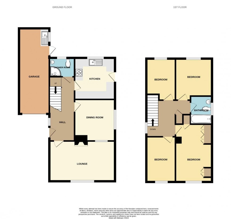 Floorplan for Montague Road, Rugby