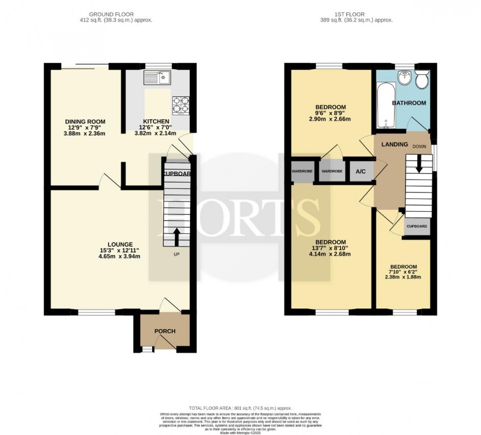 Floorplan for Oleander Crescent, Northampton