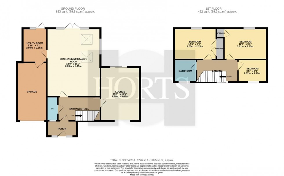 Floorplan for Obelisk Rise, Kingsthorpe, Northampton