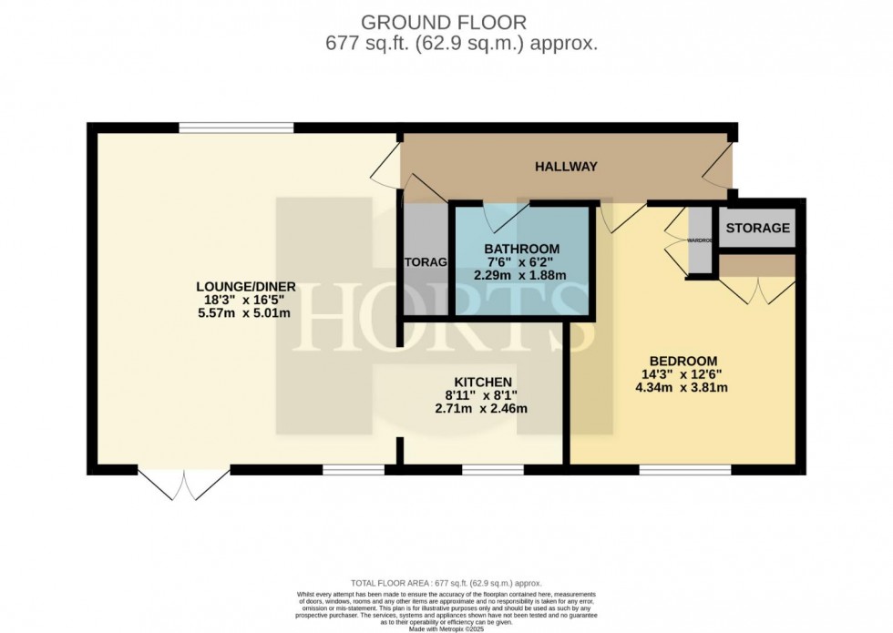 Floorplan for Near Side, Northampton