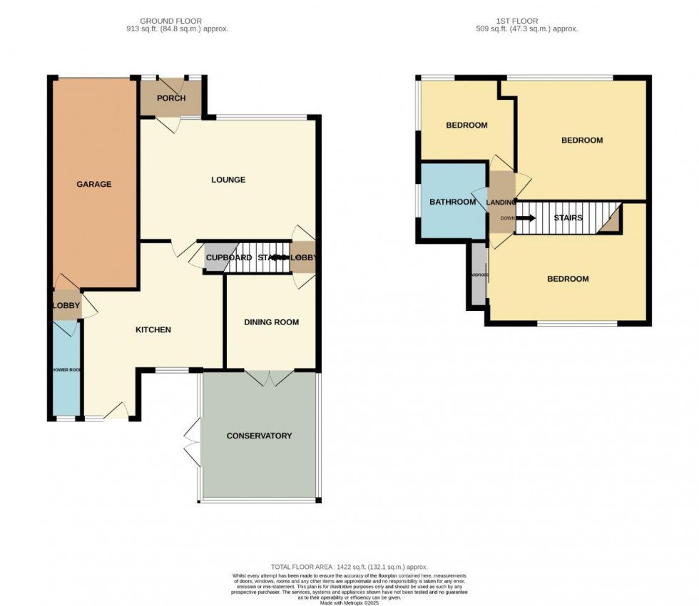 Floorplan for Barnwell Close, Dunchurch, Rugby