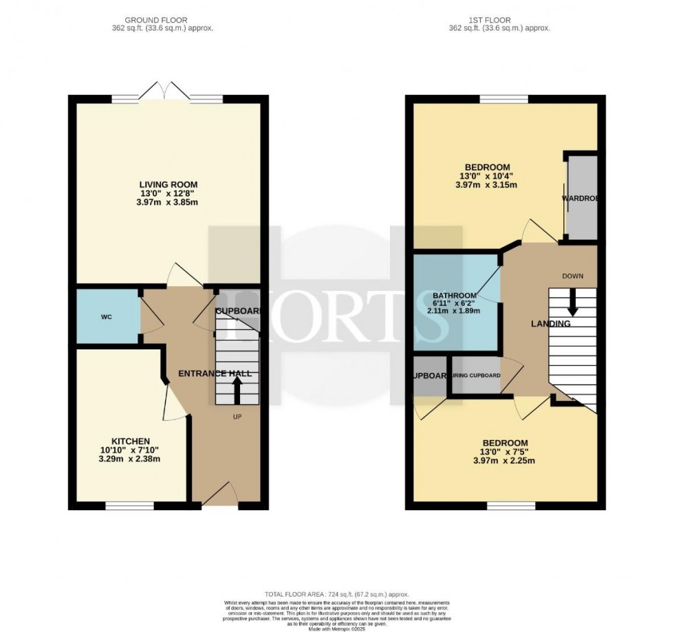 Floorplan for Melville Place, Boughton, Northampton