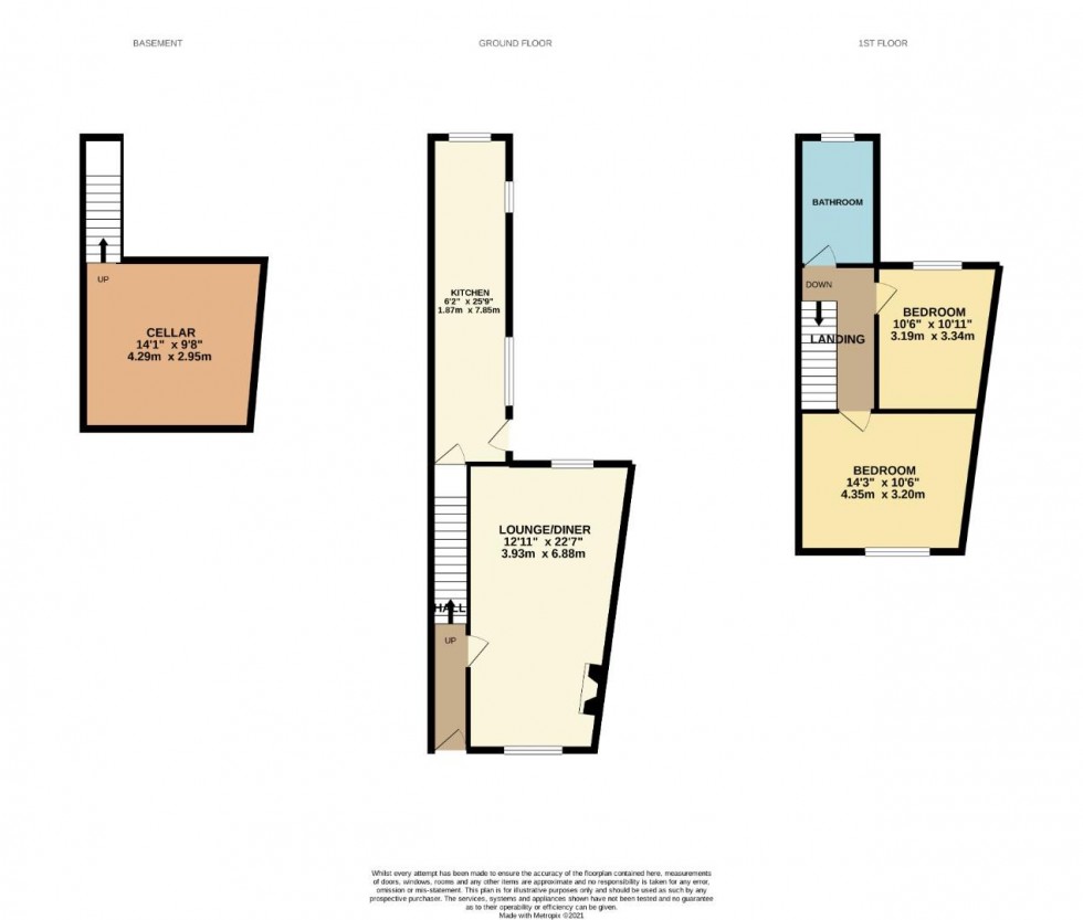 Floorplan for Alcombe Road, Northampton