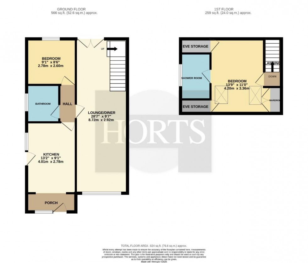 Floorplan for Tithe Way, Roade, Northampton